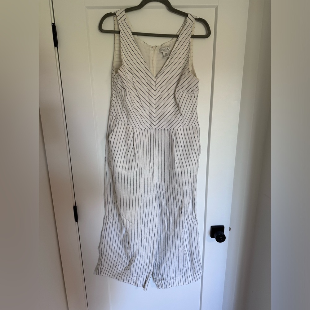 White Stripped Jumper